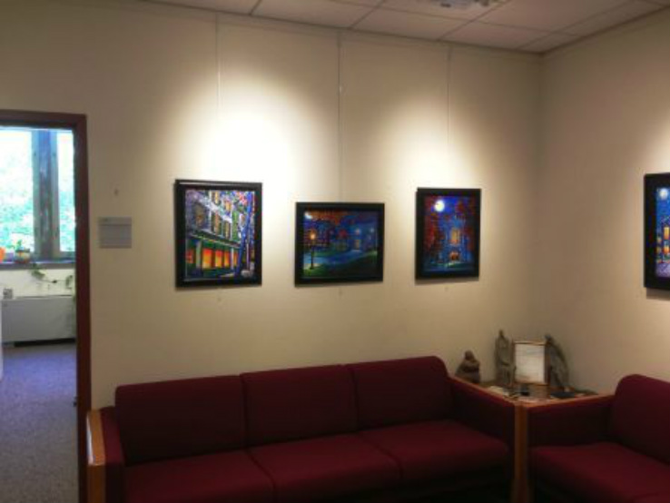 Gss gallery, Princeton University gallery, Paintings and prints of Princeton, Paintings of Princeton University Chapel, Princeton at night, Princeton Nights, Princeton art show, artist robert hummel, princeton art Impressions , Princeton paintings and prints, Princeton art gifts, 